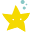 Three Yellow Starfish Icon