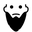 South Beach Beard Icon