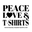 Peace, Love & T-Shirts Icon