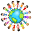Multicultural Bookstore & Gifts Icon