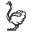Ostrich Braille Icon