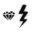 Gem & Bolt Icon
