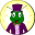 Purple Grasshopper Icon