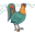 Rooster Walk Icon