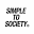 Simple To Society Clothing Icon