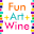 Fun+Art+Wine Icon