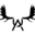 Unique Antler Design Icon