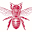 Red Bee Icon