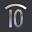 Quarter Circle 10 Icon