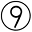 9 Circle Icon