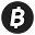 Bitcoin Black Card Icon