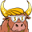 Wall St Bulls Icon