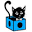 Kitty Cardboard Icon
