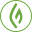 Green Flower Icon