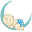 Crescent Moon Cloth UK Icon