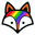 Stripey Fox Icon