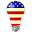 Bulb America Icon